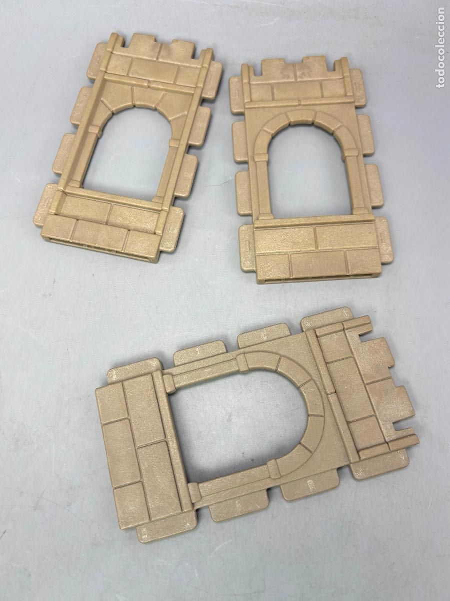 Playmobil: Playmobil lote pared con hueco ventana casa castillo medieval