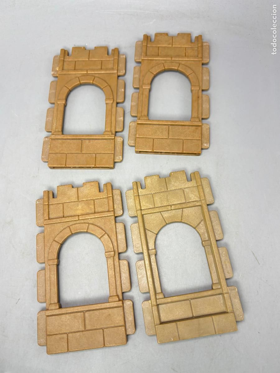 Playmobil: Playmobil lote pared con hueco ventana casa castillo medieval