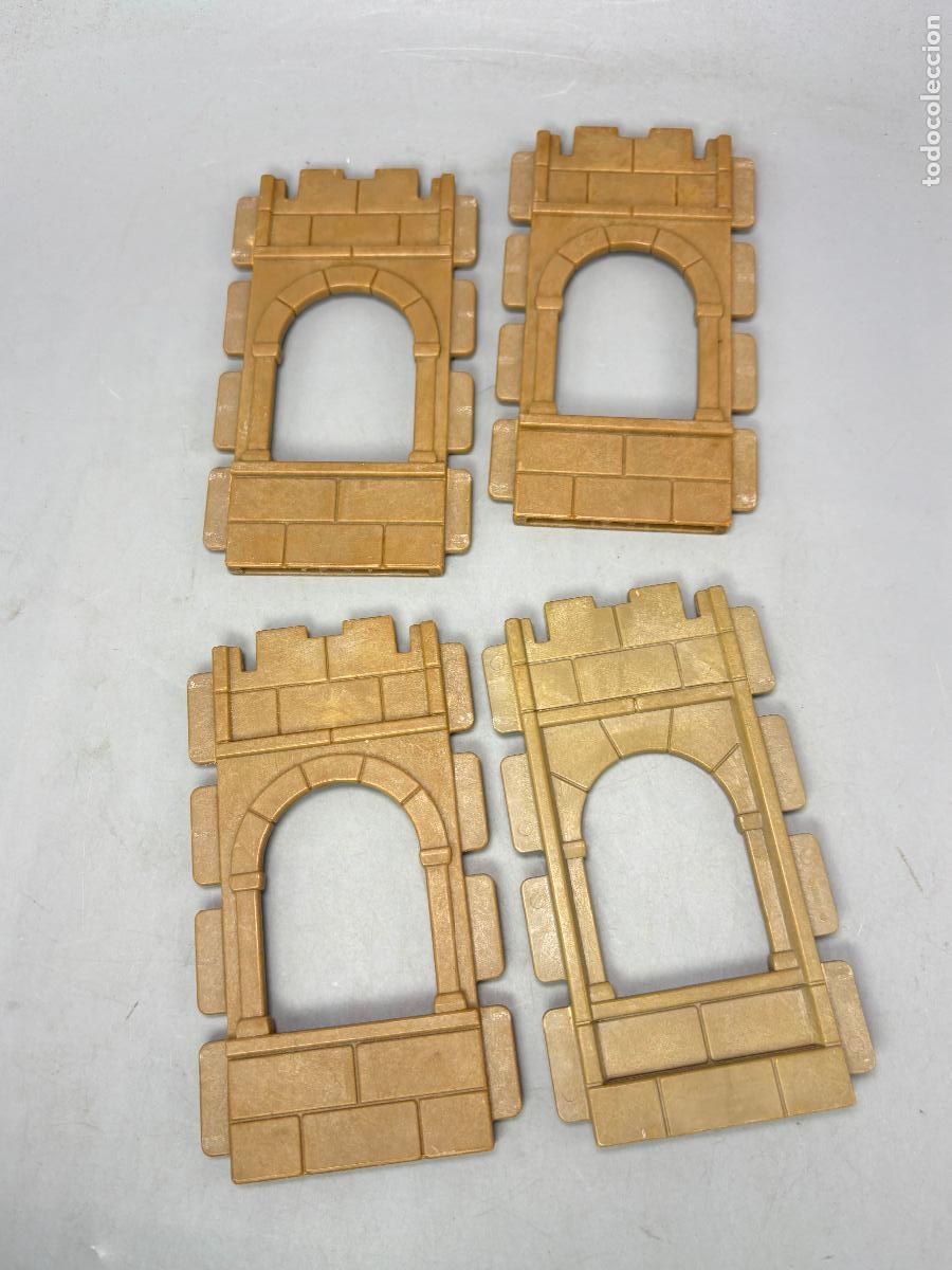 Playmobil: Playmobil lote pared con hueco ventana casa castillo medieval