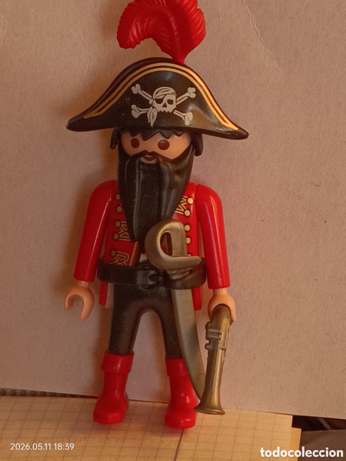 Playmobil: PLAYMOBIL FIGURA PIRATA,CORSARIO,BUCANERO
