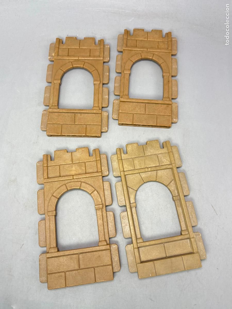 Playmobil: Playmobil lote pared con hueco ventana casa castillo medieval