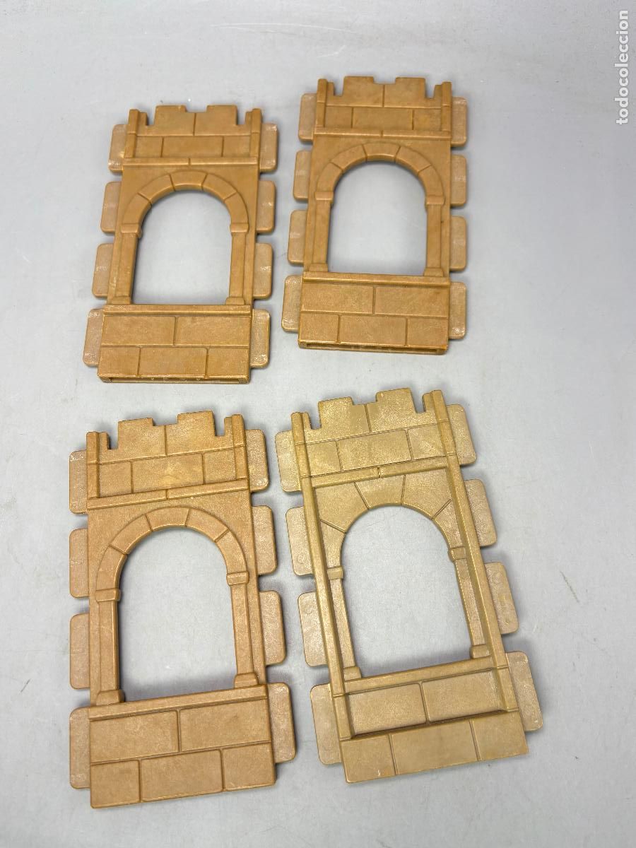 Playmobil: Playmobil lote pared con hueco ventana casa castillo medieval