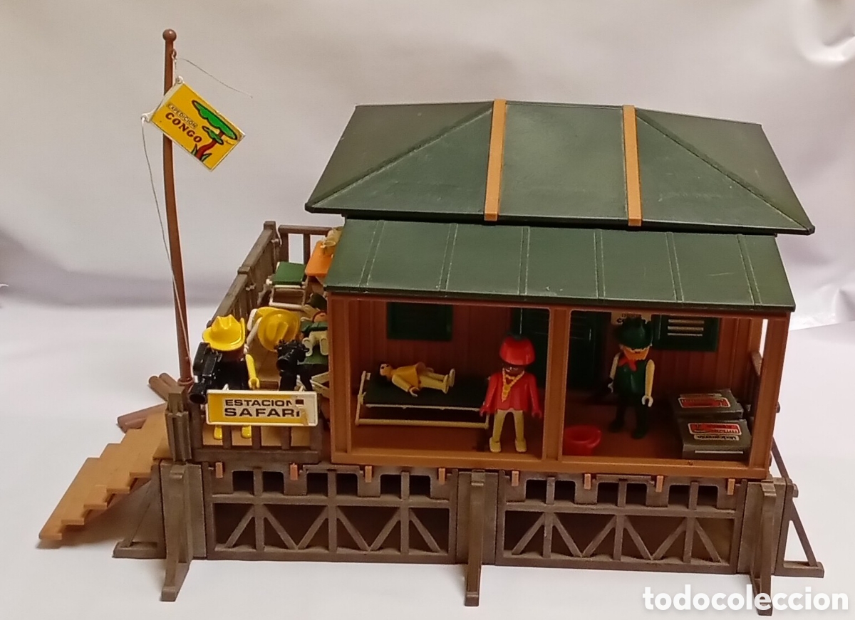Playmobil: Estaci&oacute;n Safari Expedici&oacute;n Congo Playmobil Referencia 3433