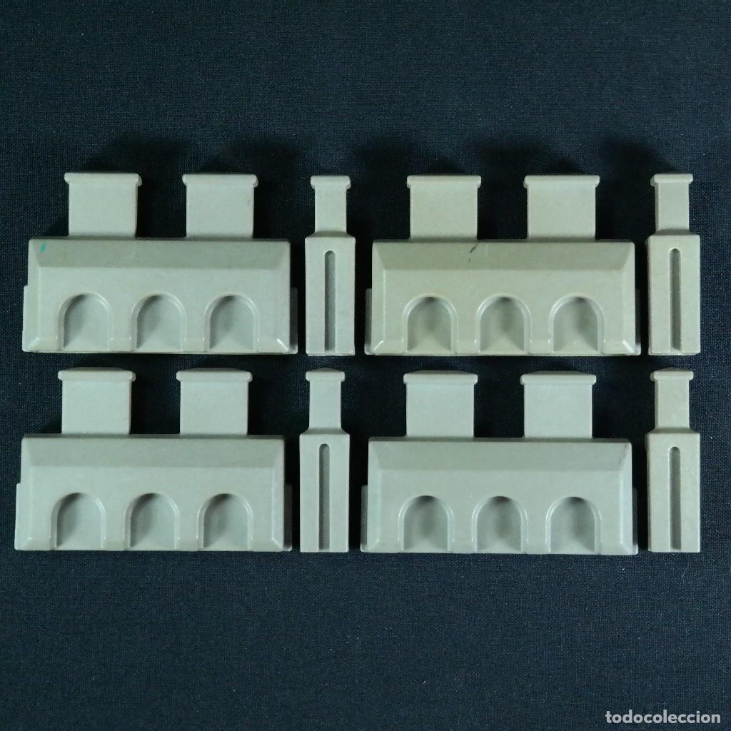 Playmobil: Playmobil 4 almenas con uniones steck ☼