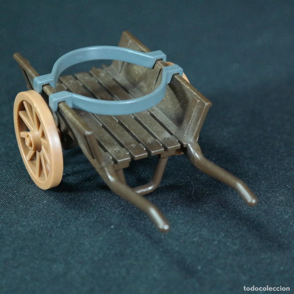 Playmobil: Playmobil carretilla marron para balas ☼
