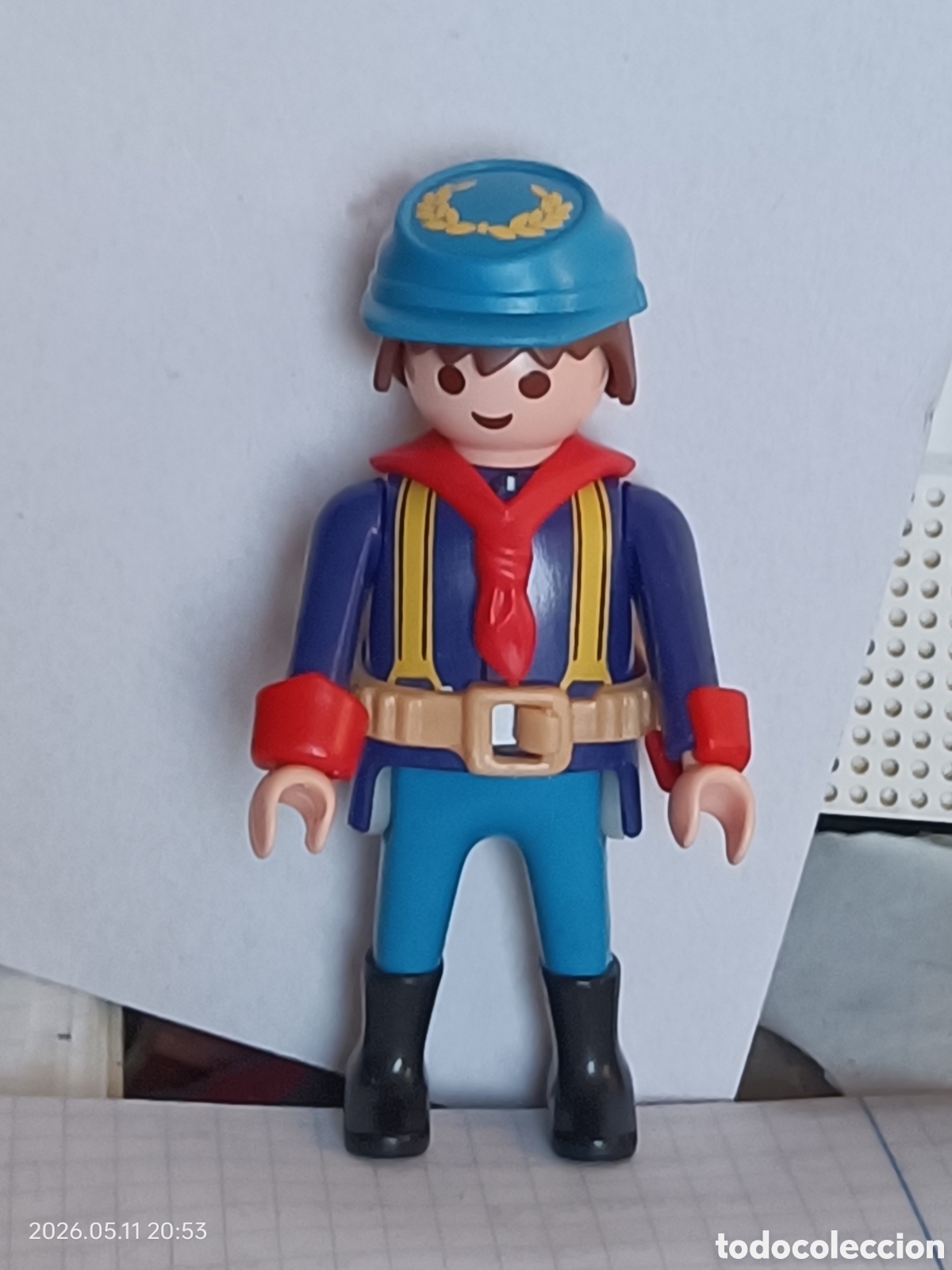 Playmobil: PLAYMOBIL FIGURA SOLDADO, OESTE,NORDISTA OFICIAL SOLDADO