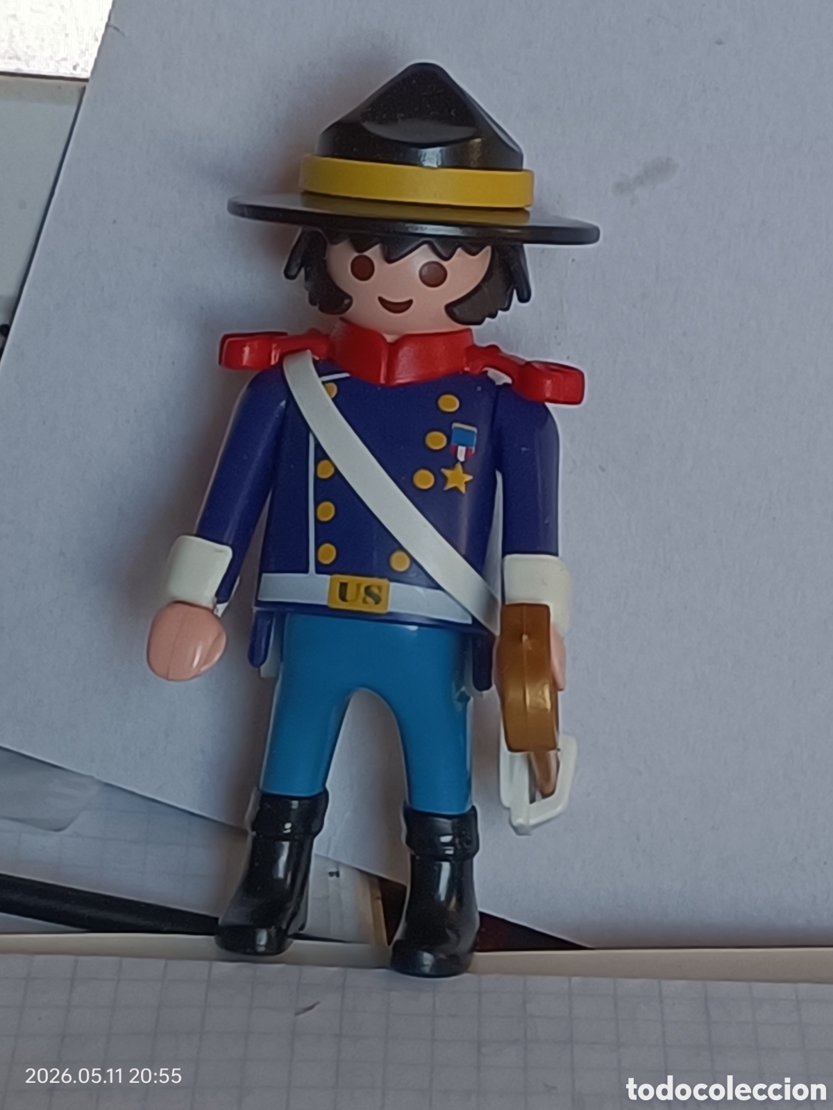 Playmobil: PLAYMOBIL FIGURA SOLDADO, OESTE,NORDISTA OFICIAL SOLDADO