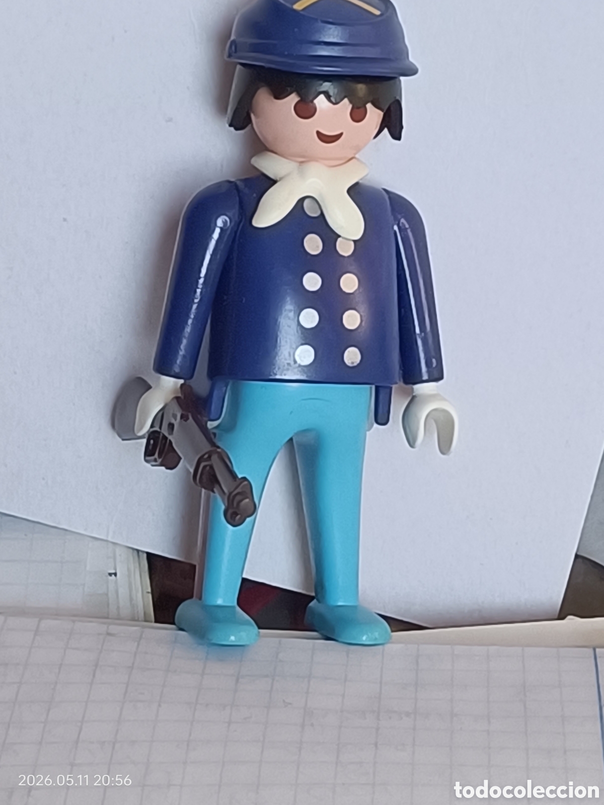 Playmobil: PLAYMOBIL FIGURA SOLDADO, OESTE,NORDISTA OFICIAL SOLDADO