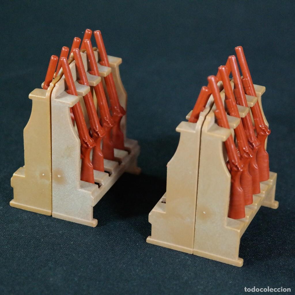 Playmobil: Playmobil 4 armeros para rifles ☼