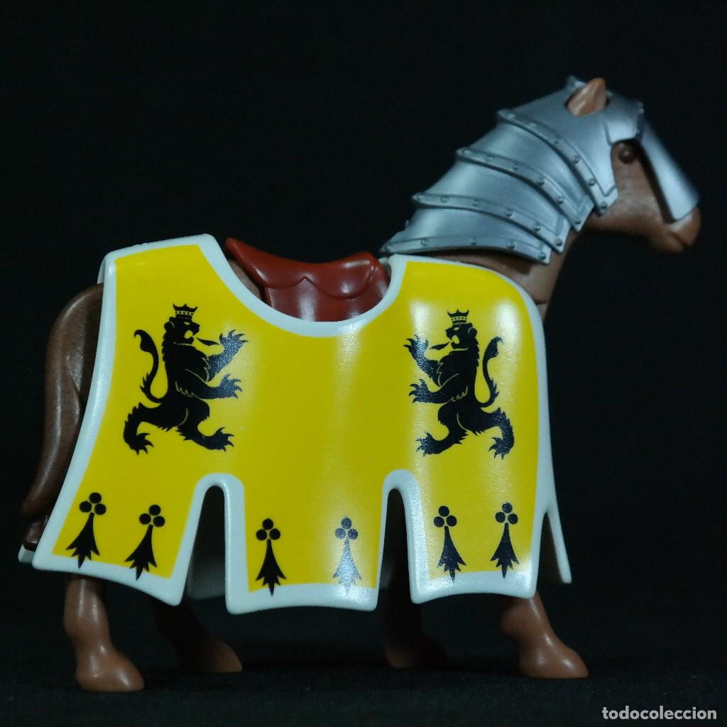 Playmobil: Playmobil caballo marron medieval con manta ☼