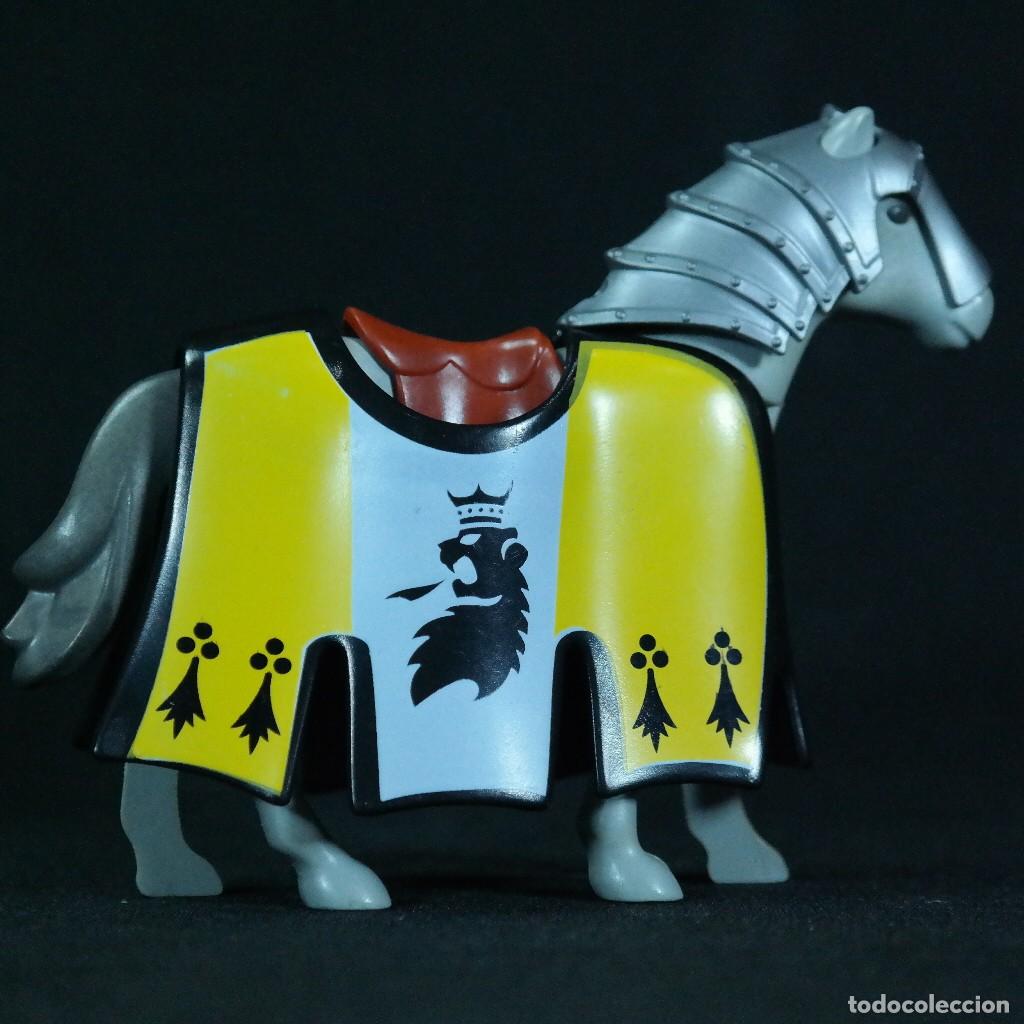 Playmobil: Playmobil caballo gris medieval con manta ☼
