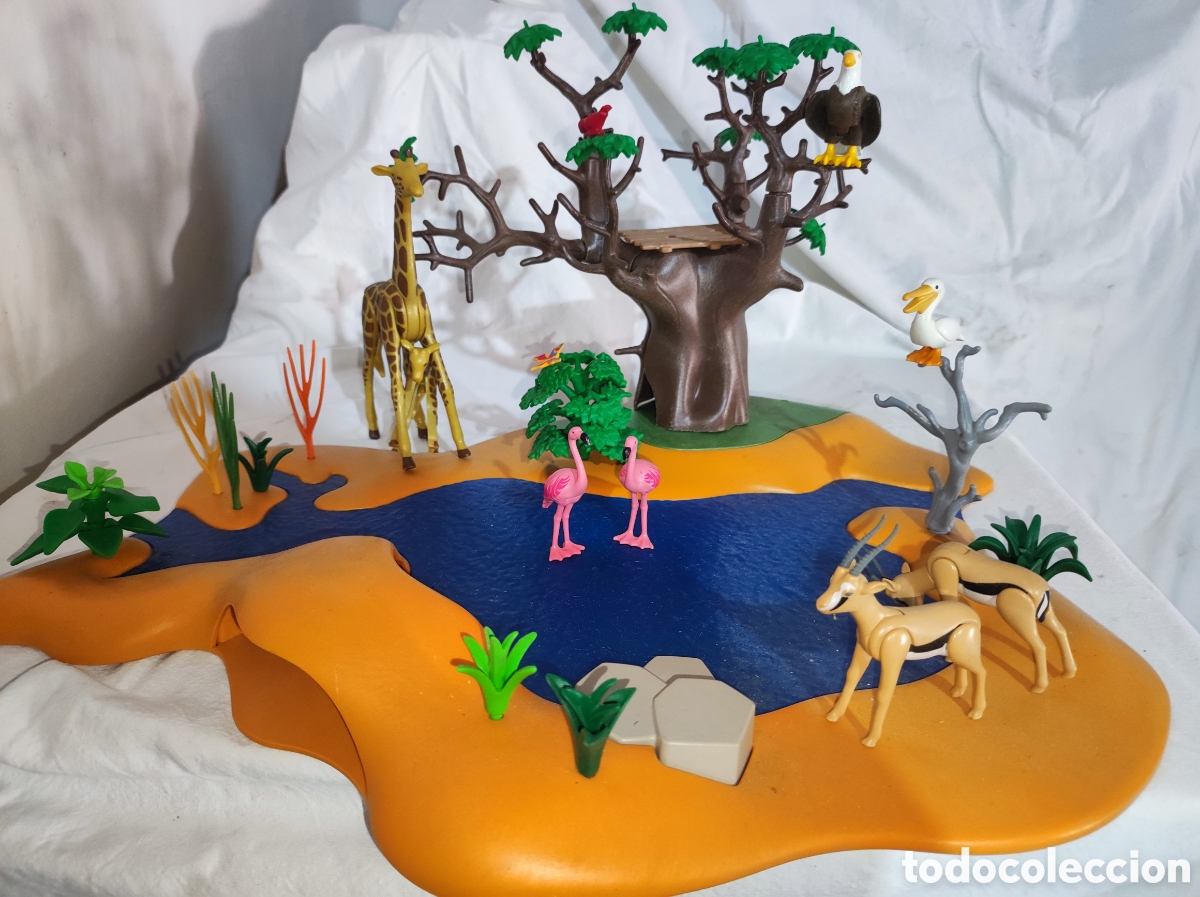 Playmobil: Puesto de observaci&oacute;n Playmobil con animales