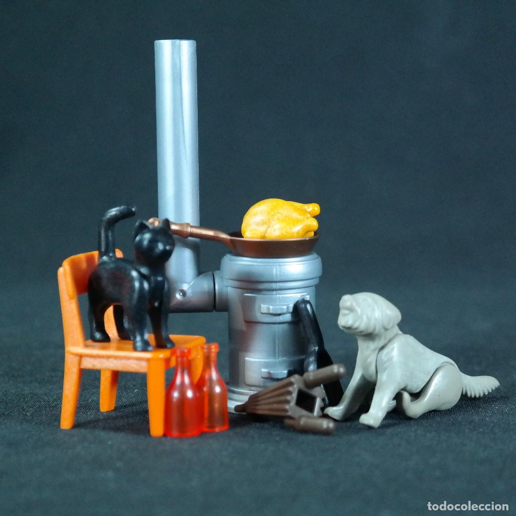 Playmobil: Playmobil estufa con perro y gato ☼