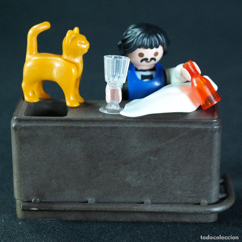 Playmobil: Playmobil barra de saloon con mozo y gato ☼
