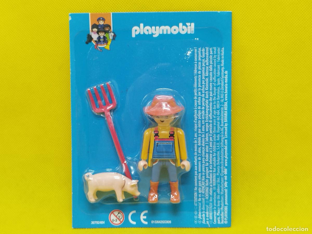 Playmobil: Playmobil Granjero con cerdo colecci&oacute;n Planeta profesiones