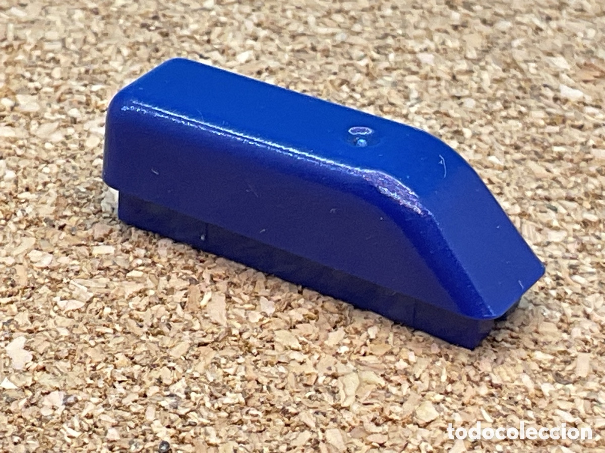 Playmobil: Accesorio Playmobil. Tapa Porta Maletas , Alforja Moto, Color Azul
