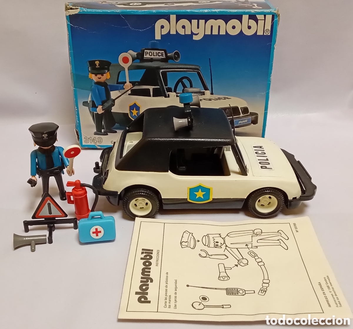 Playmobil: Coche Policia Playmobil Referencia 3149