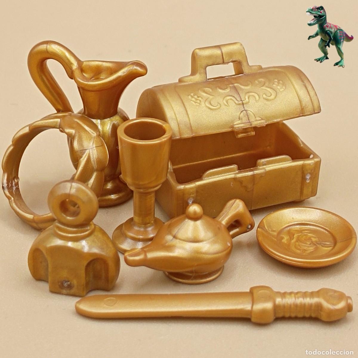 Playmobil: Playmobil tesoro dorado oro cofre pirata isla joyas botin piramide tumba faraon bazar oeste medieval