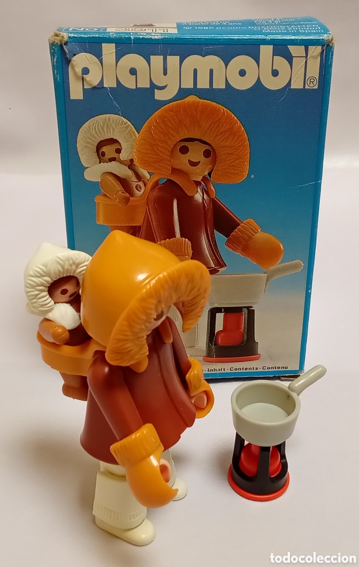 Playmobil: Esquimal Con Bebe Playmobil Referencia 3911