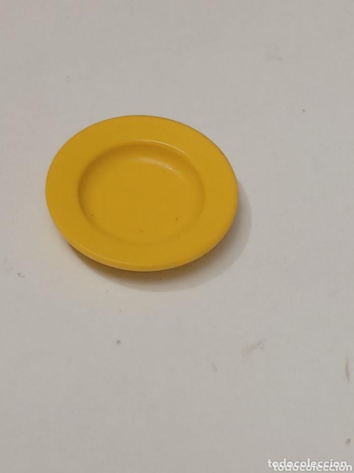 Playmobil: Playmobil plato sopero comedero amarillo grande