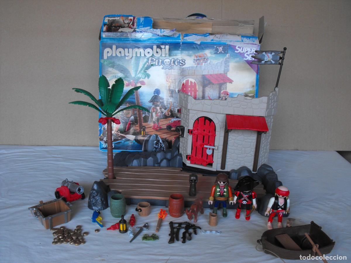 Playmobil: PLAYMOBIL. Isla fortaleza pirata. Ref. 6146. Muy completa en caja..
