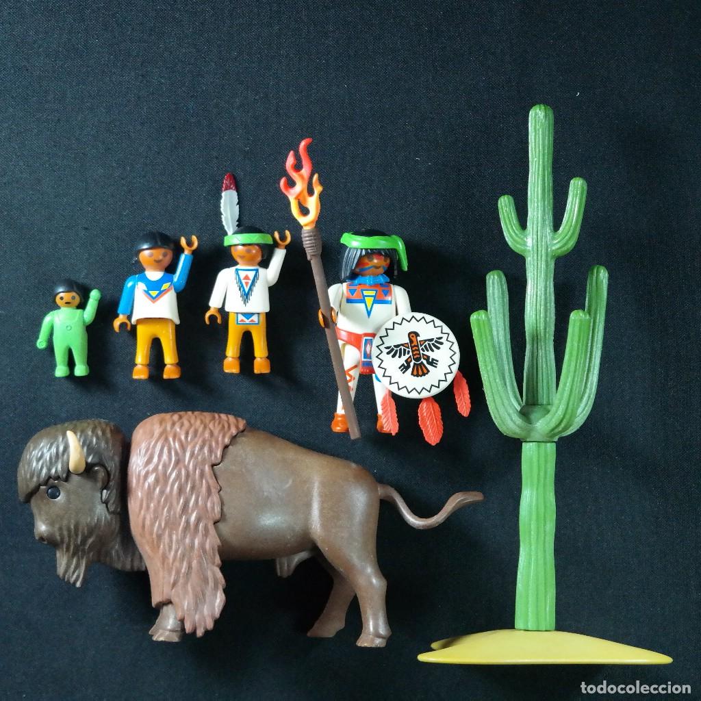 Playmobil: Playmobil bisonte con familia india ☼