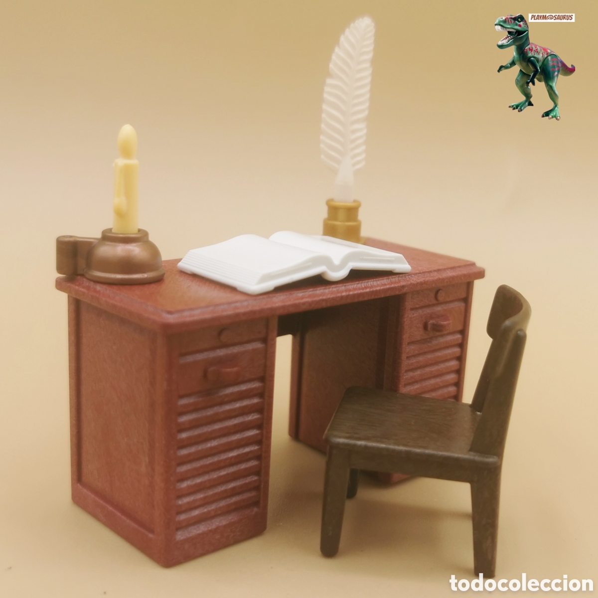 Playmobil: Playmobil mesa de escritorio y silla bureau secreter oficina biblioteca despacho 5300 5301 5955 5305