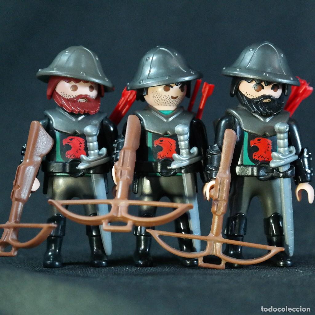 Playmobil: Playmobil tres ballesteros medievales ☼
