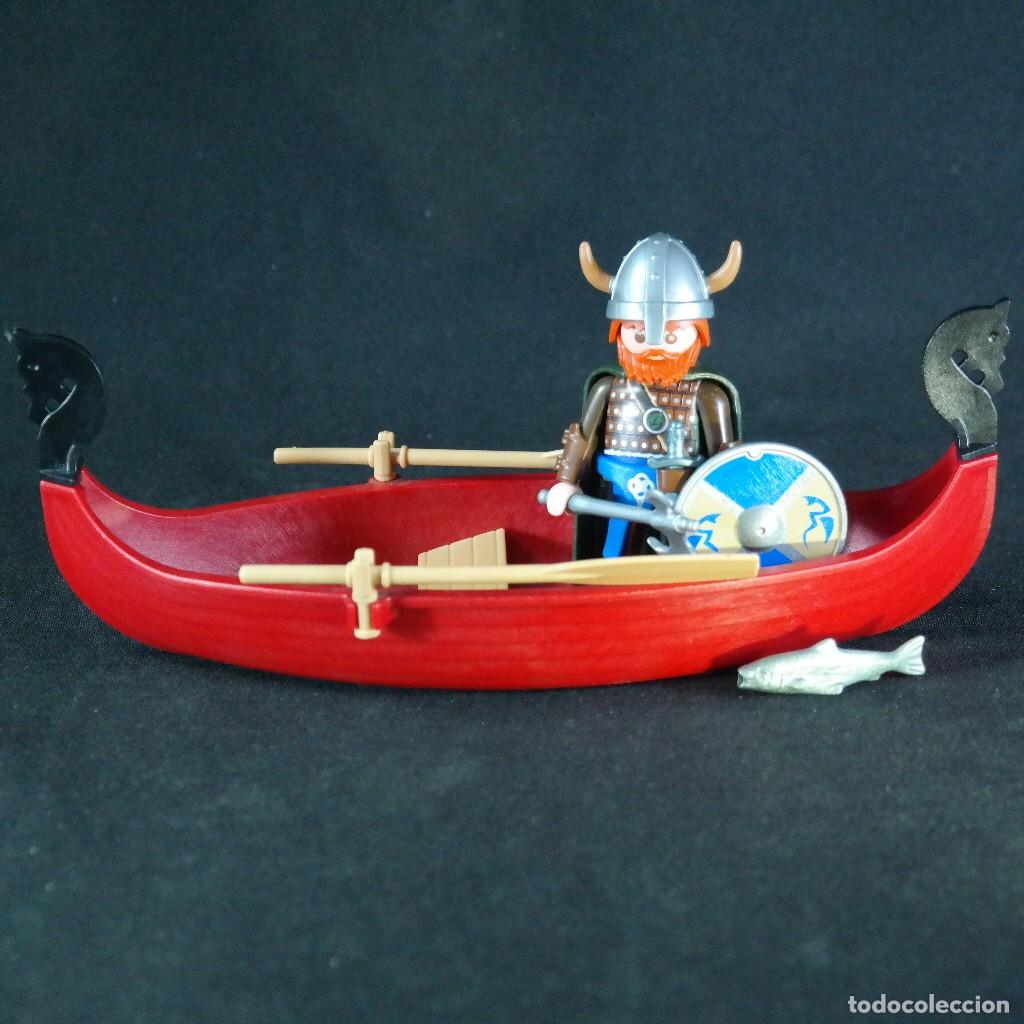 Playmobil: Playmobil vikingo con bote ☼