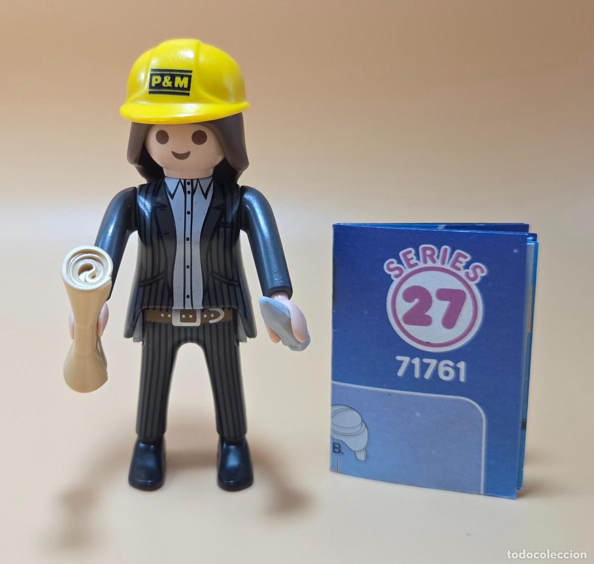 Playmobil: Playmobil sobre serie 27 arquitecta planos