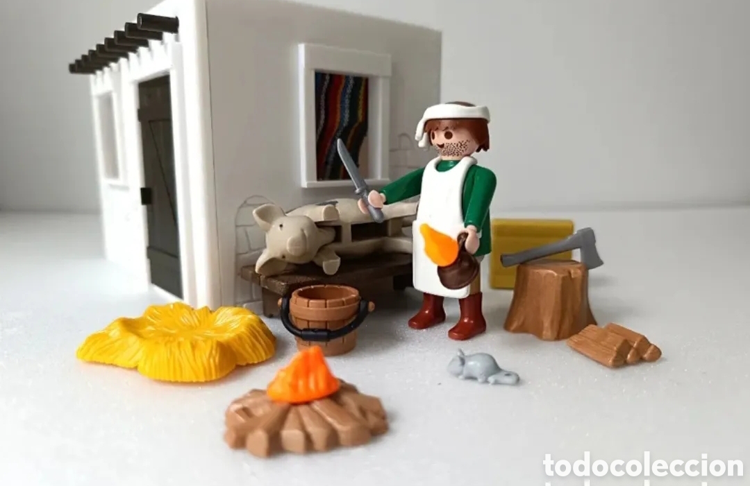 Playmobil: Escena matanza cerdo Playmobil belen