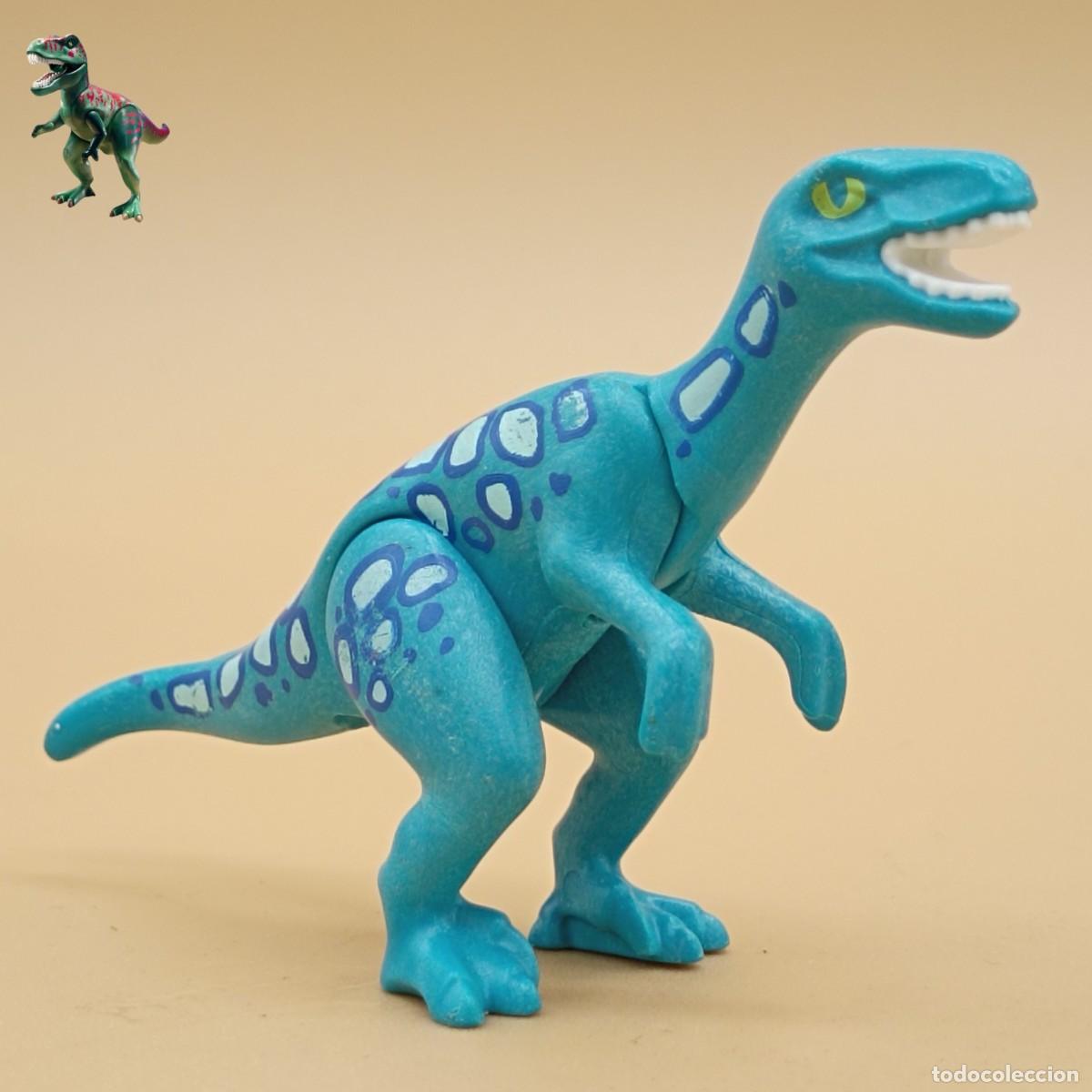 Playmobil: Playmobil dinosaurio azul velociraptor animal prehistorico parque jurasico 30676143 9431 70327