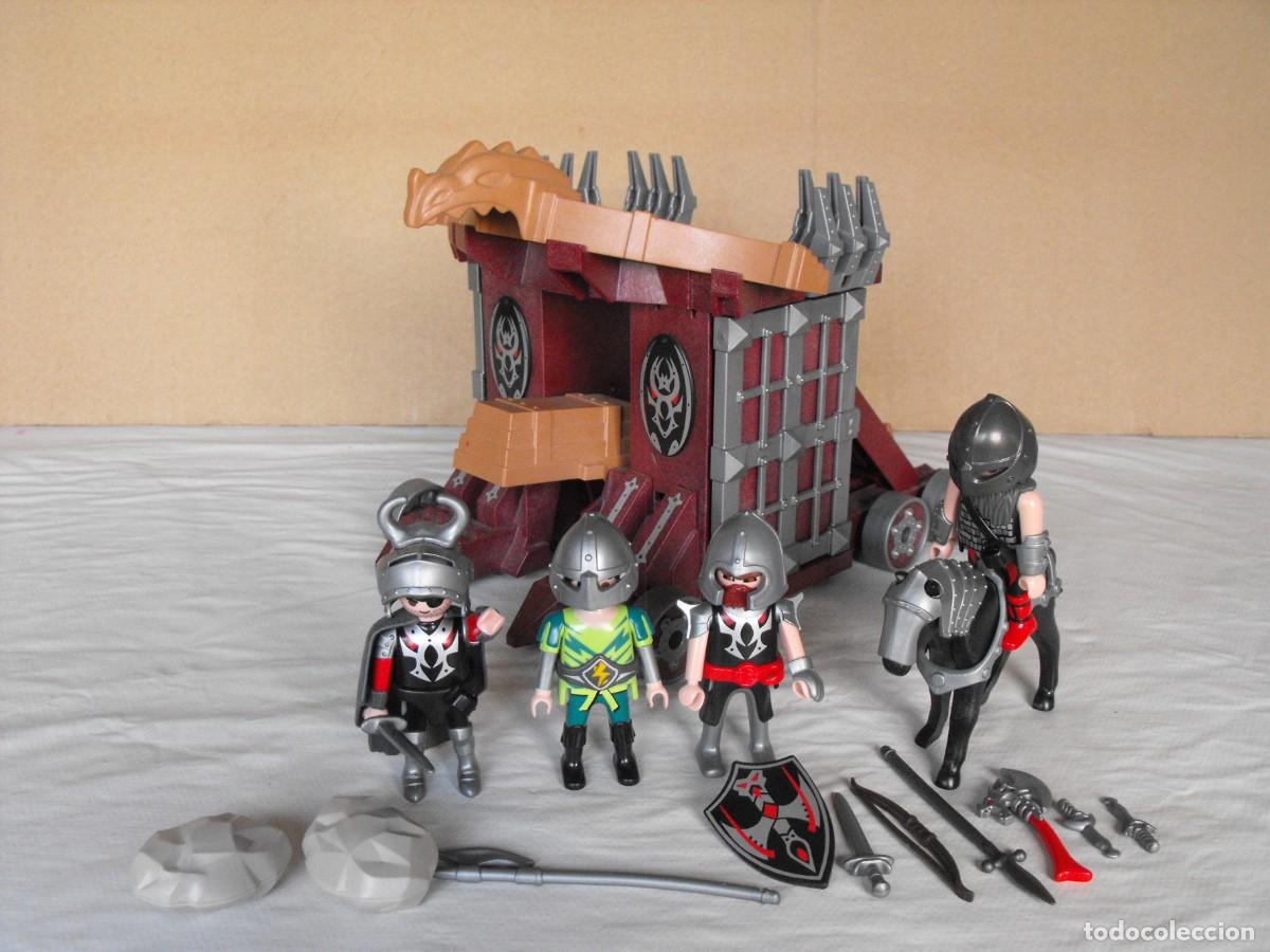 Playmobil: PLAYMOBIL. Catapulta torre de asalto medieval. Ref. 4837. Muy completa.