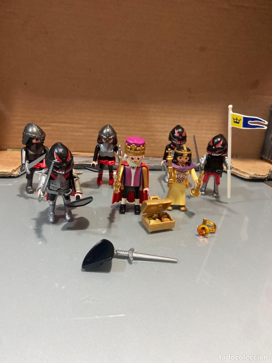 Playmobil: Playmobil guerreros medievales negr