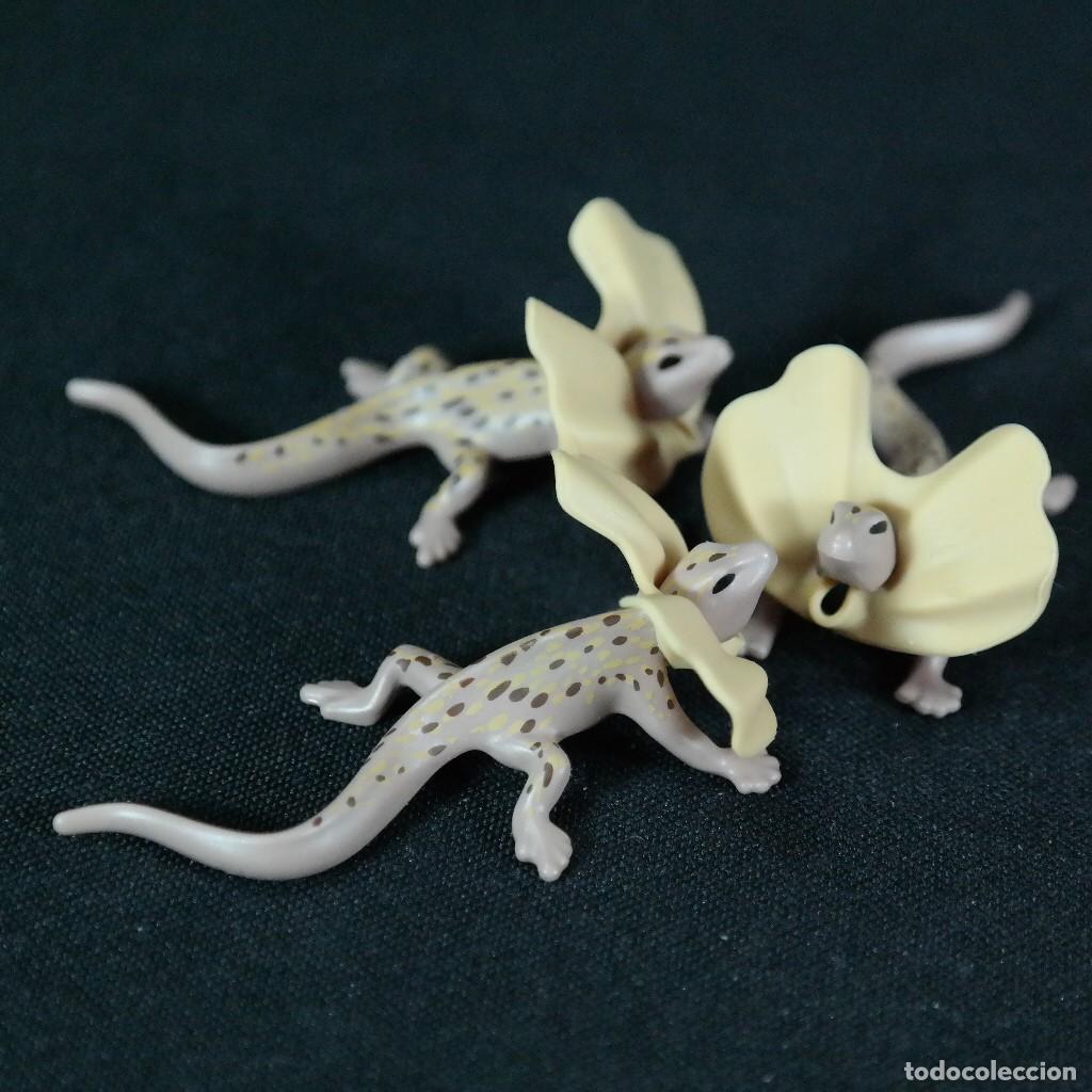 Playmobil: Playmobil 3 lagartos de cuello con volantes ☼