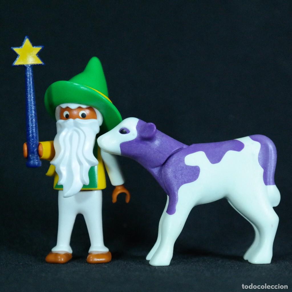 Playmobil: Playmobil gnomo con ternero violeta ☼