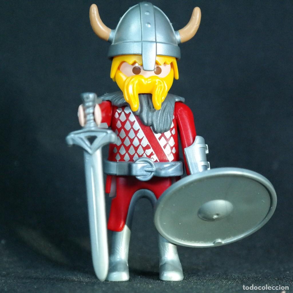 Playmobil: Playmobil vikingo con barba y escudo ☼
