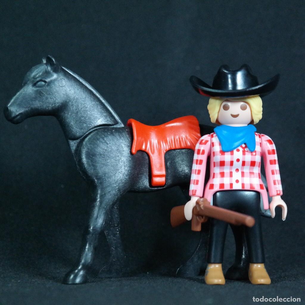 Playmobil: Playmobil vaquera con caballo ☼