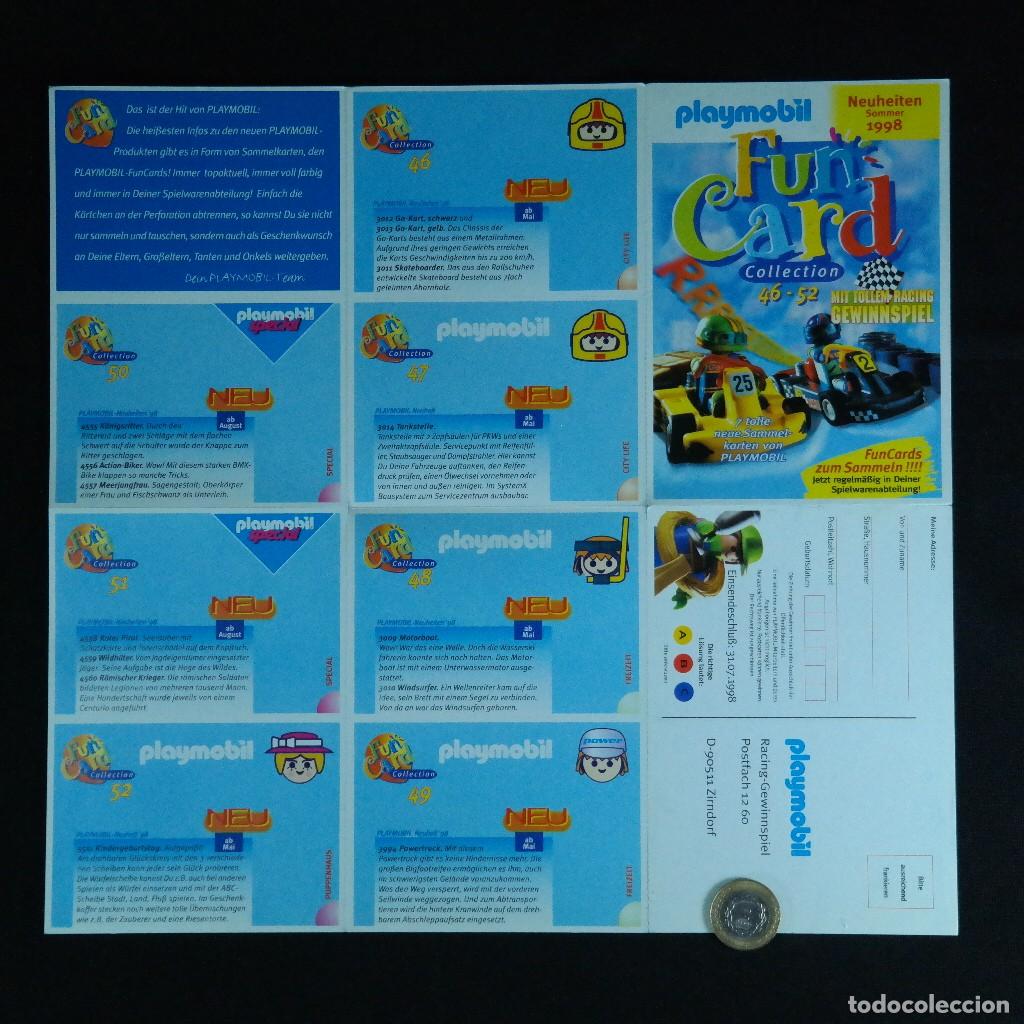 Playmobil: Playmobil tarjetas a&ntilde;o 1998 ☼