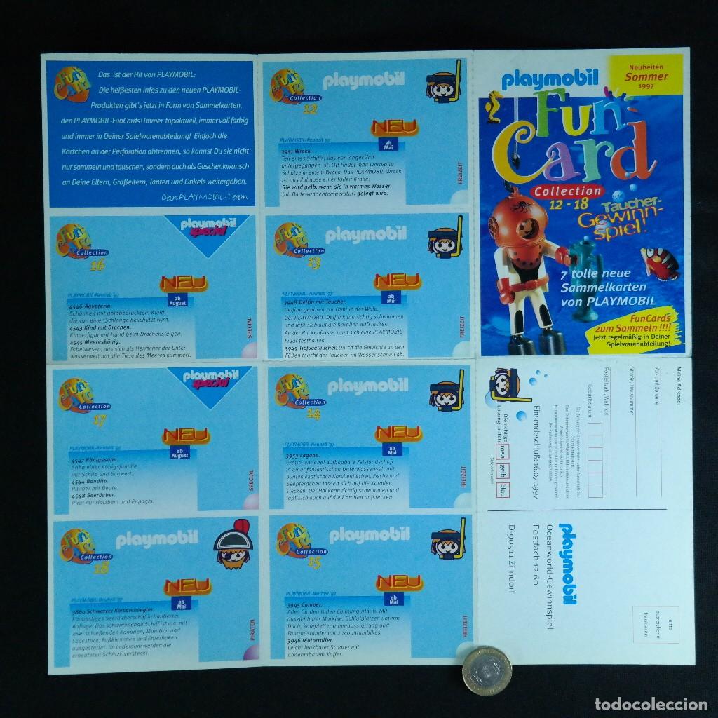 Playmobil: Playmobil tarjetas a&ntilde;o 1997 ☼