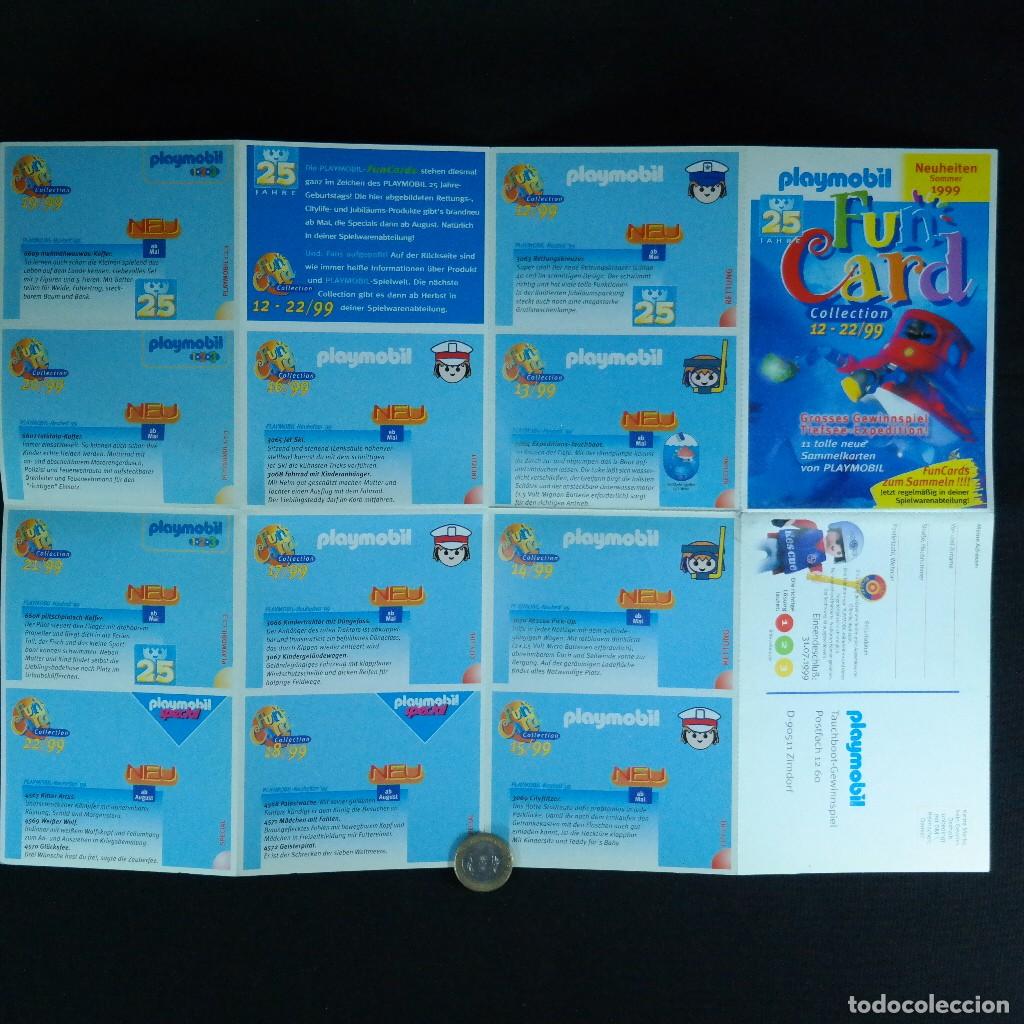 Playmobil: Playmobil tarjetas a&ntilde;o 1999 ☼