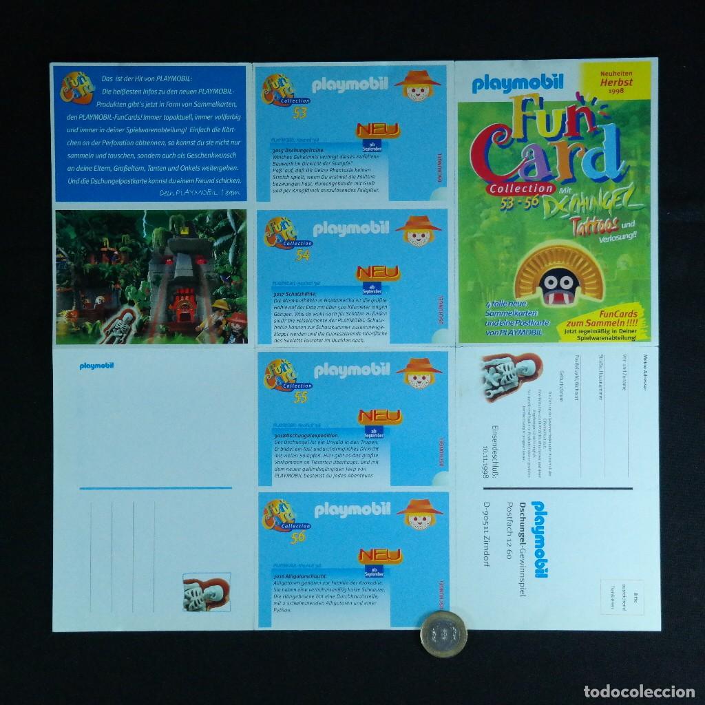 Playmobil: Playmobil tarjetas a&ntilde;o 1998 ☼