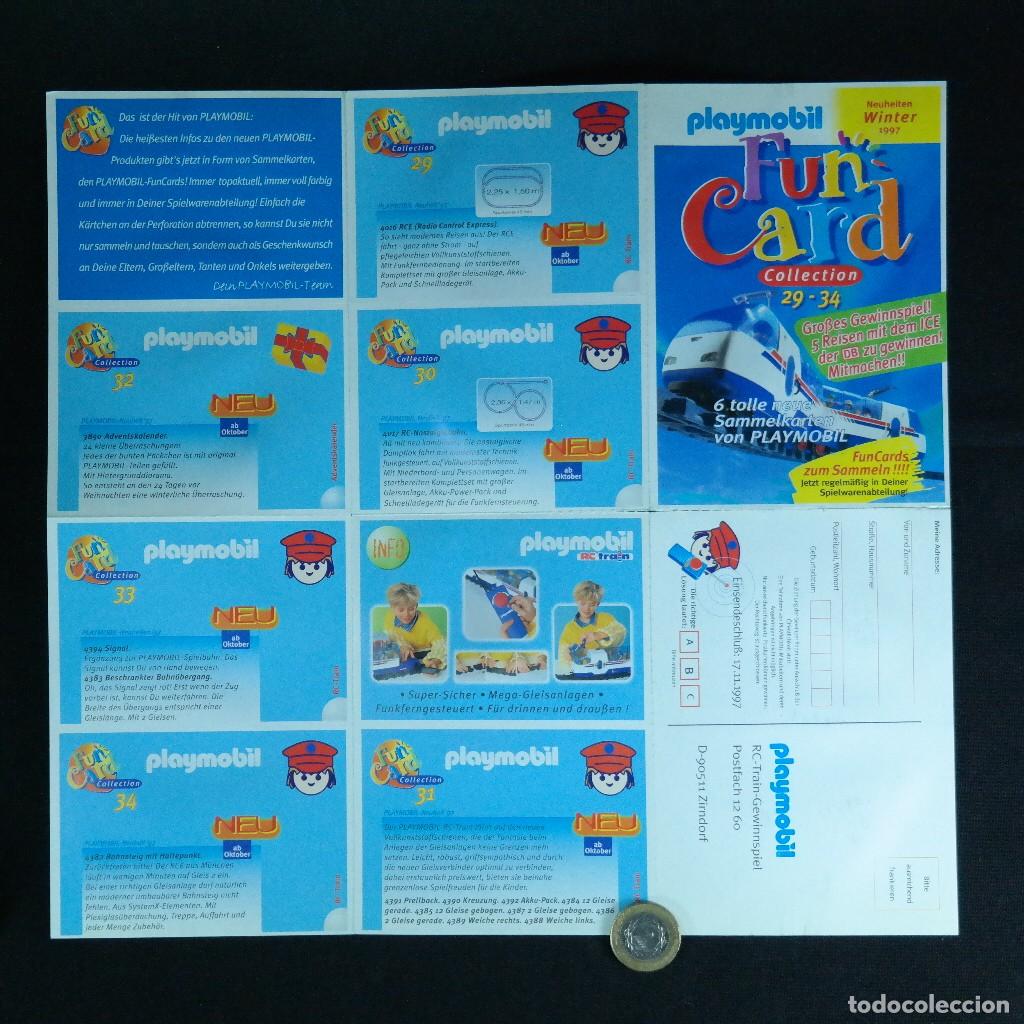 Playmobil: Playmobil tarjetas a&ntilde;o 1997 ☼