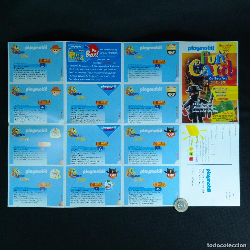 Playmobil: Playmobil tarjetas a&ntilde;o 1999 ☼