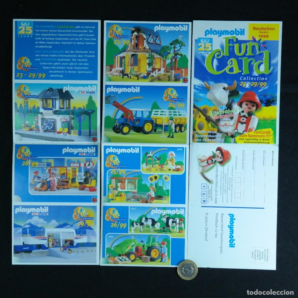Playmobil: Playmobil tarjetas a&ntilde;o 1999 ☼