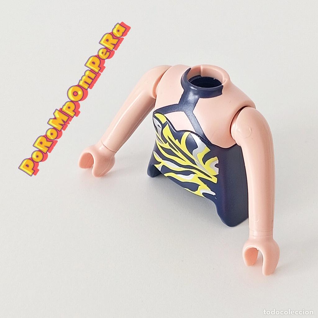 Playmobil: PLAYMOBIL TORSO MUJER TOP + BRAZO CURVO A JUEGO COMPLETAR/CUSTOM TO4