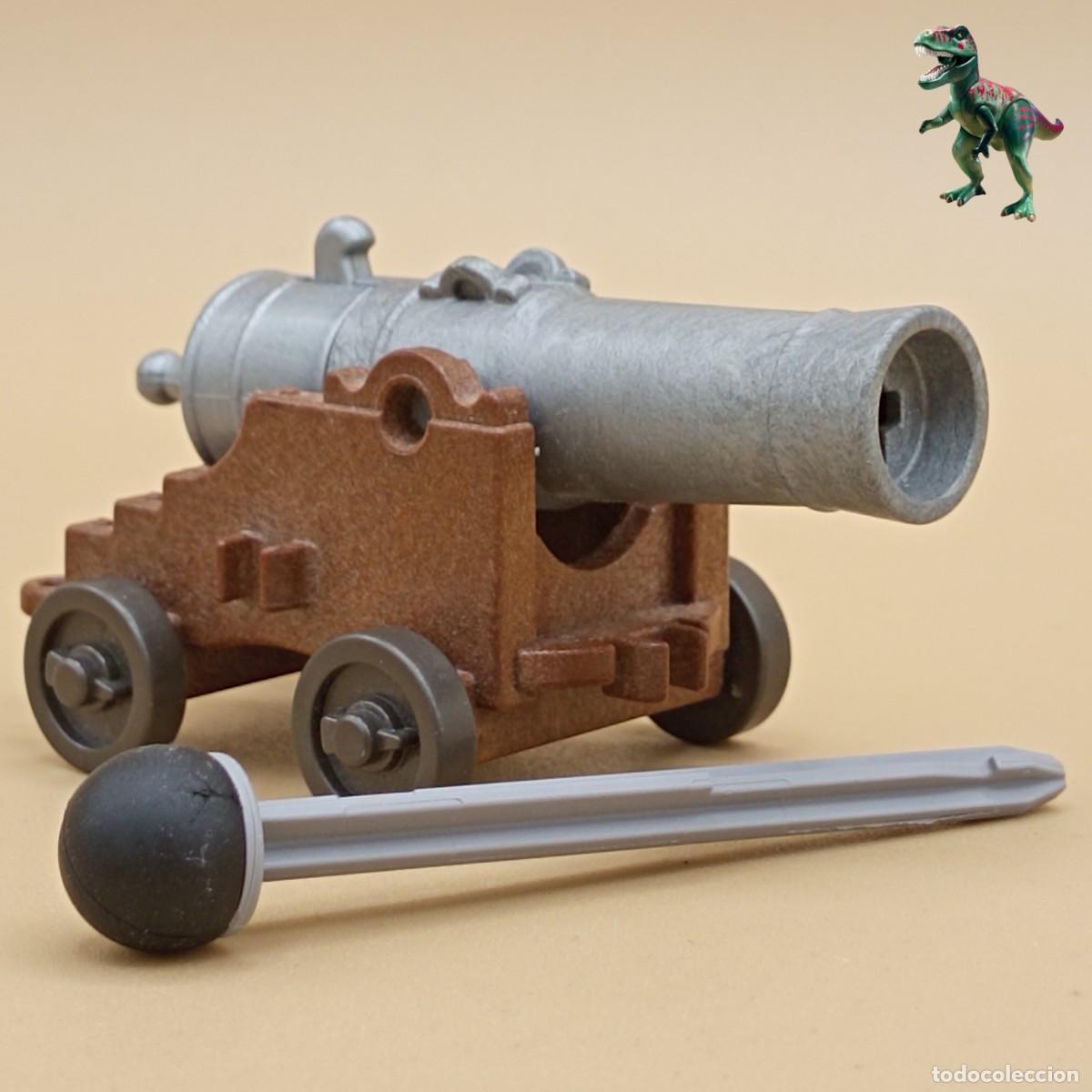 Playmobil: Playmobil ca&ntilde;on con ruedas proyectil barco pirata artilleria 4156 4219 4899 5808