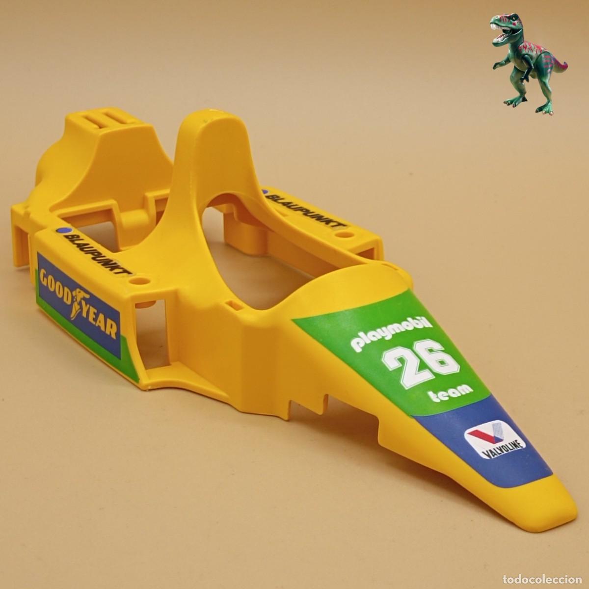 Playmobil: Playmobil carroceria amarilla coche formula 1 F1 valvoline team good year 3603 cuerpo