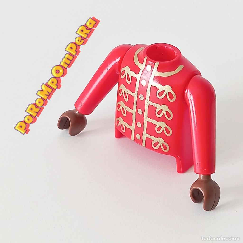 Playmobil: PLAYMOBIL TORSO ROJO + BRAZO MANGA LARGA A JUEGO COMPLETAR/CUSTOM CIRCO TO4