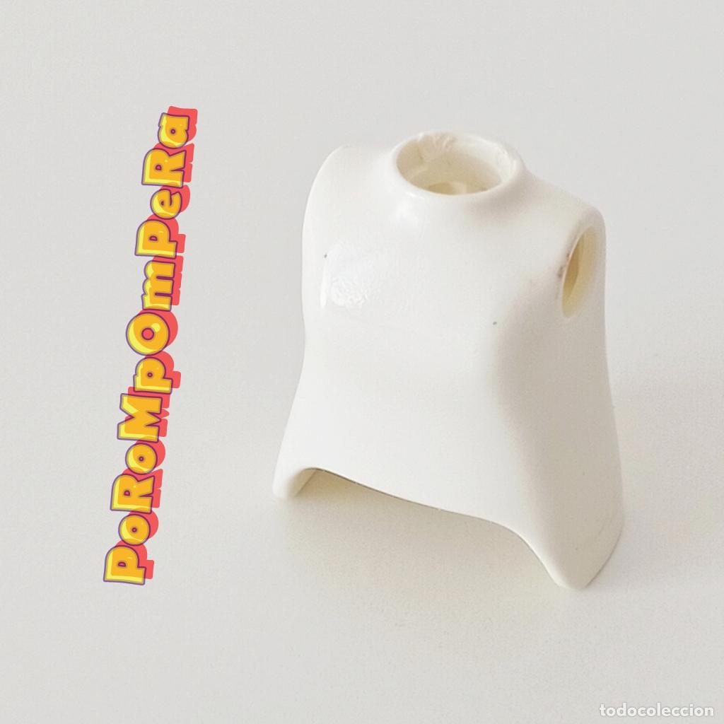Playmobil: PLAYMOBIL TORSO MUJER BLANCO CAMISETA JERSEY COMPLETAR/CUSTOM TO9